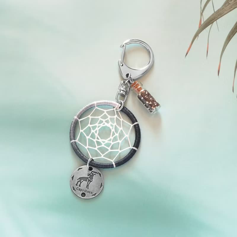 【限量】星座系丨摩羯座 聖誕禮物 Handmade 捕夢網吊飾 鑰匙扣