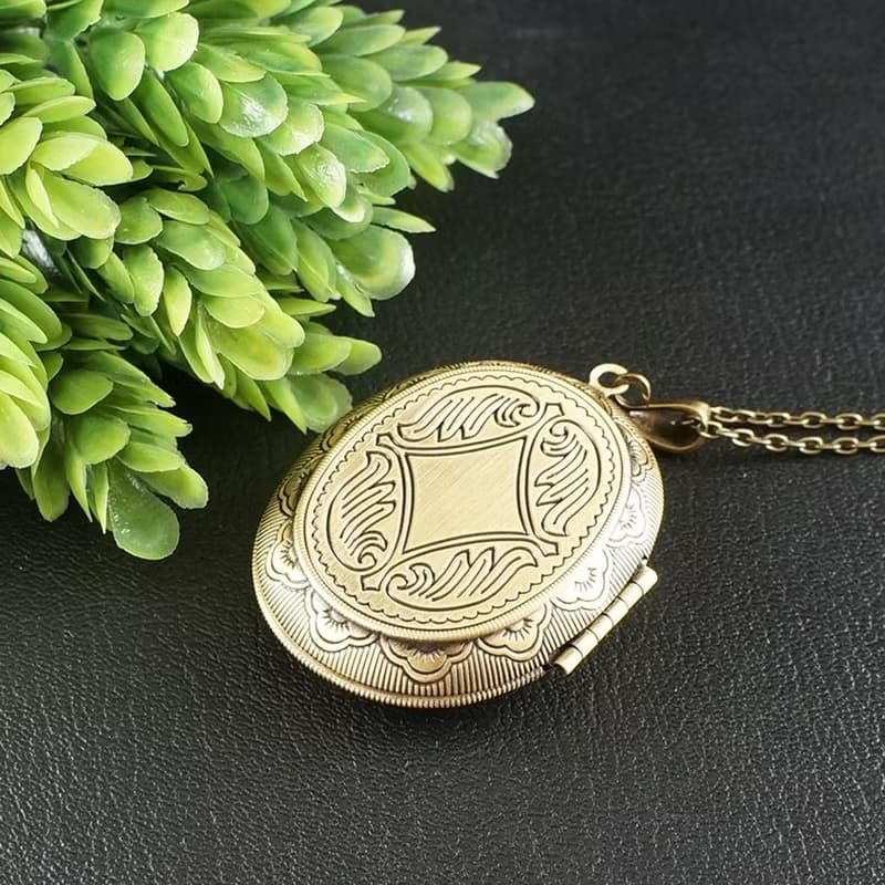 Eiffel Tower Paris Photo Locket Porcelain Cameo Yellow Pendant Necklace Jewelry