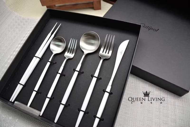 葡萄牙Cutipol GOA系列白柄22.3cm筷組