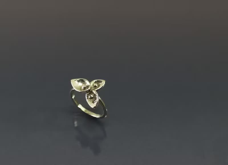 線條系列-水滴設計925銀戒