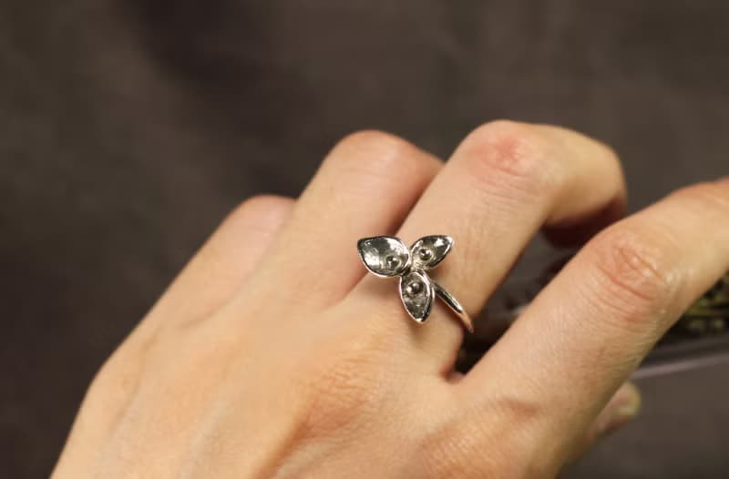 線條系列-水滴設計925銀戒