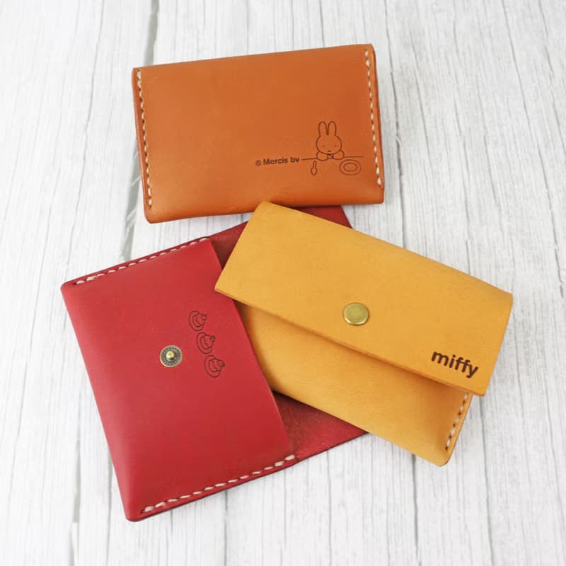 【70 Years of Miffy】聯名真皮簡約名片包 零錢包 Simple wallet