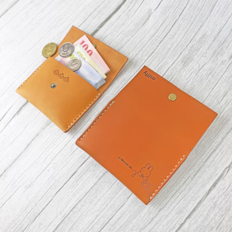 【70 Years of Miffy】聯名真皮簡約名片包 零錢包 Simple wallet