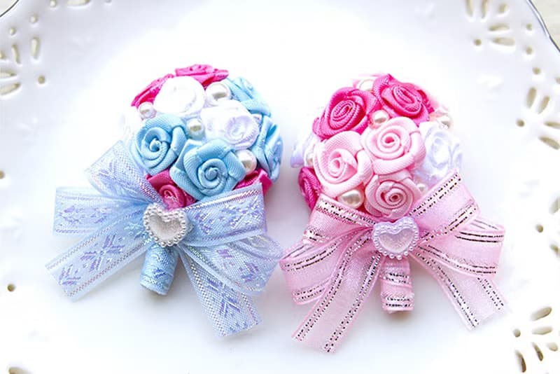 Tiffany盒裝  實用小捧花磁鐵 (2色可挑)  伴郎伴娘禮 驚喜抽獎