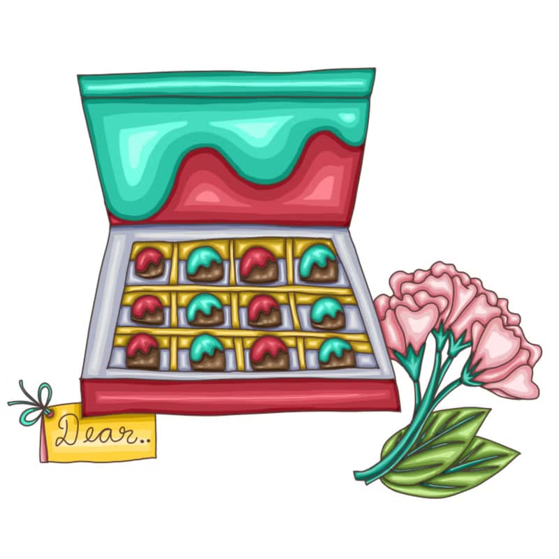 【數位】chocolate digital stickers