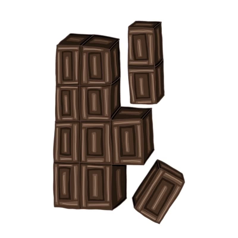 【數位】chocolate digital stickers