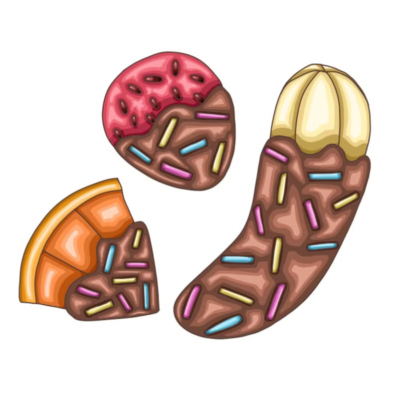 【數位】chocolate digital stickers