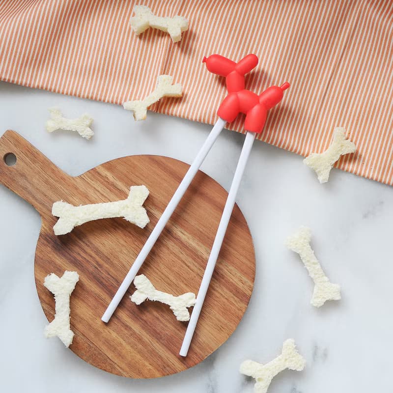 氣球狗狗 - 兒童筷子 │ 野餐 / 餐具 / 筷子托