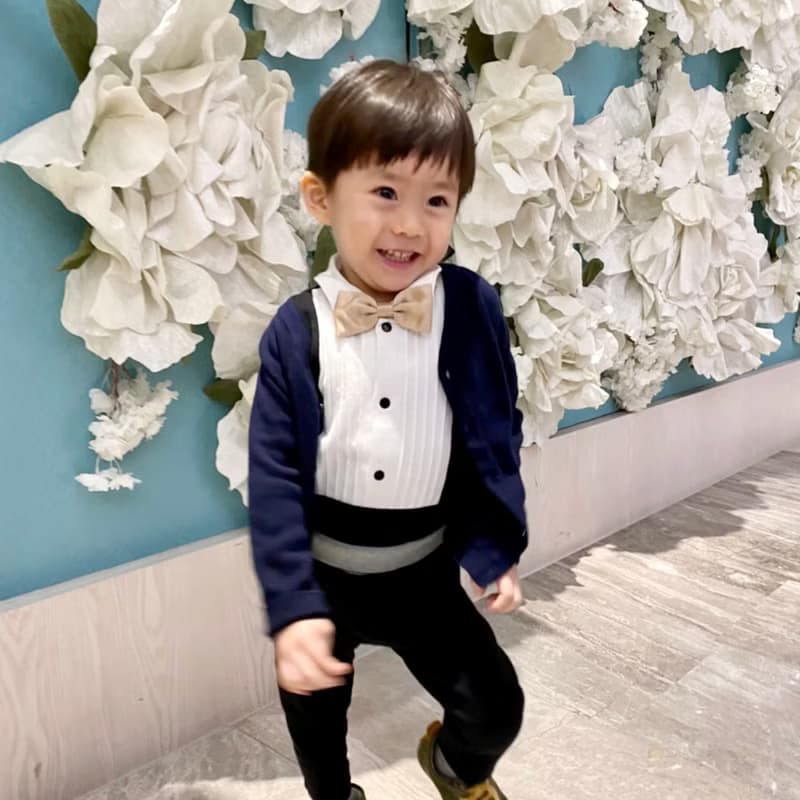 英倫皇家領結小紳士 黑色 長袖 全副武裝 寶寶彌月 嬰兒 禮盒組