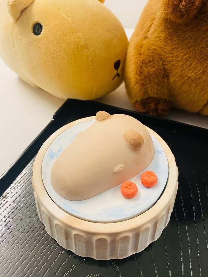 水豚君擴香石 (附贈2顆小橘子可任意擺放) Capybara aroma stone