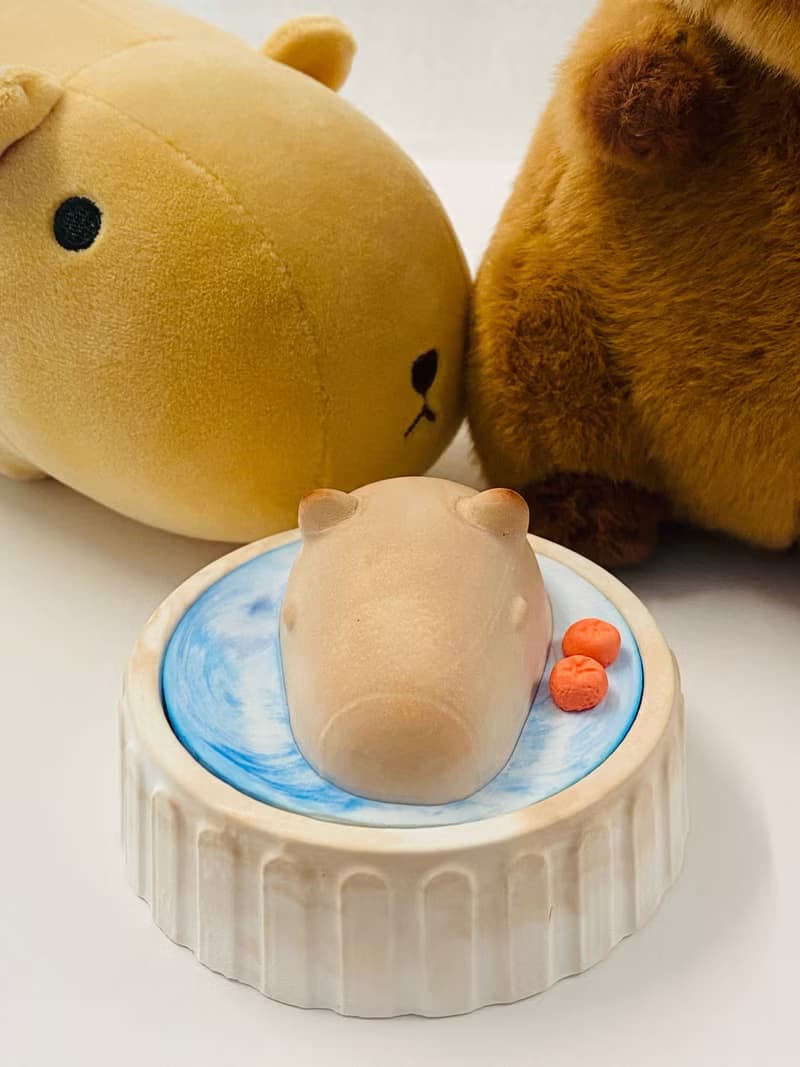 水豚君擴香石 (附贈2顆小橘子可任意擺放) Capybara aroma stone