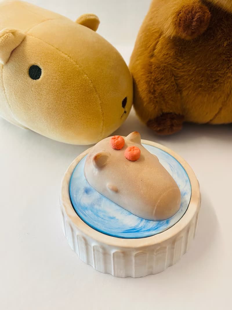 水豚君擴香石 (附贈2顆小橘子可任意擺放) Capybara aroma stone