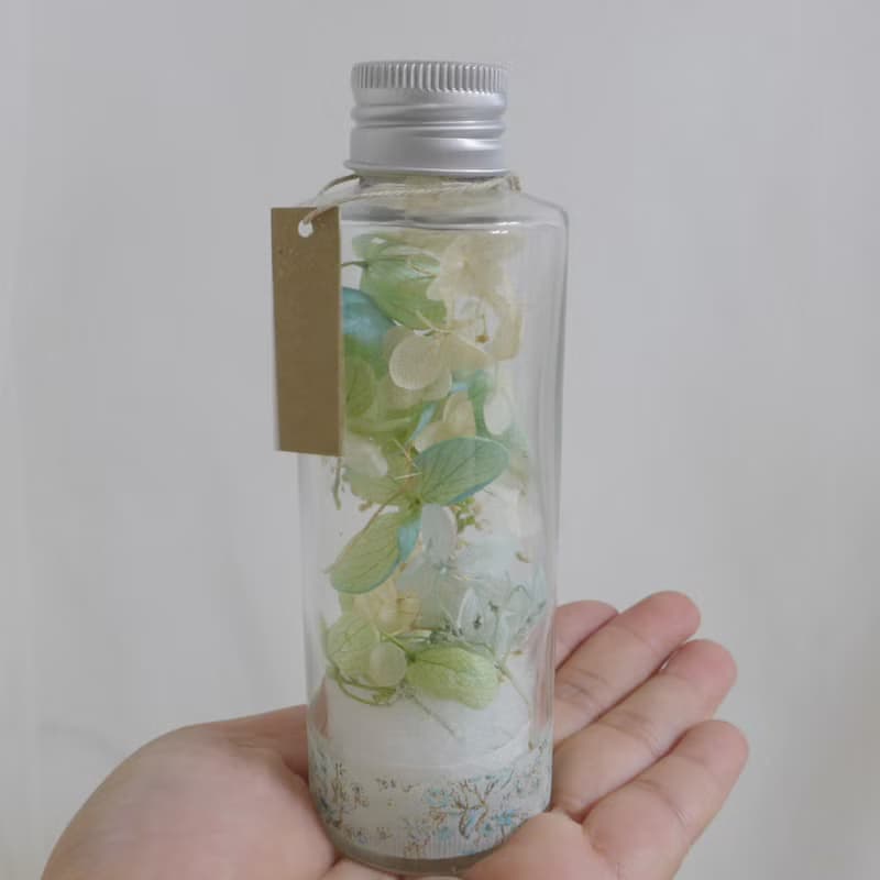 情人節禮物花束【DIY材料包】浮游花禮 結婚捧花永生乾燥花畢業謝