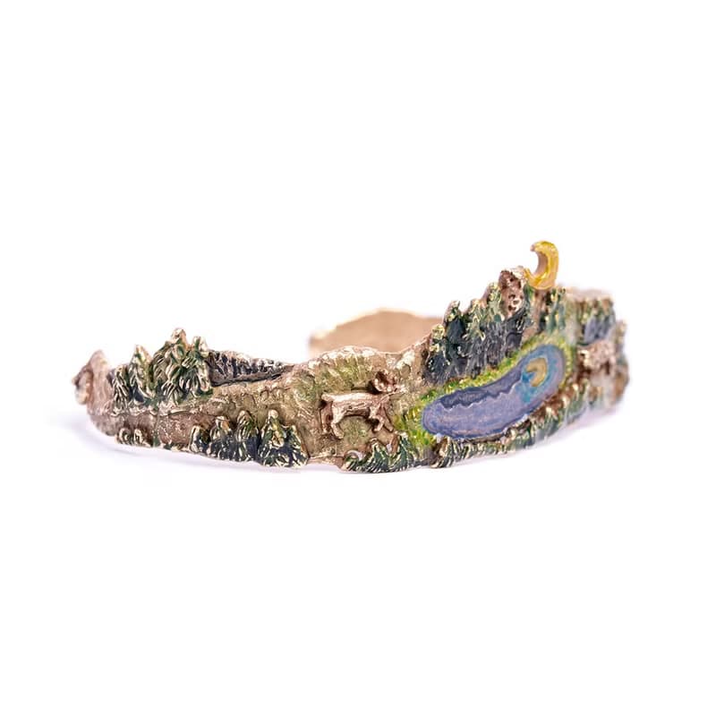 月宿る泉ブレスレット Moonlit Spring BL040