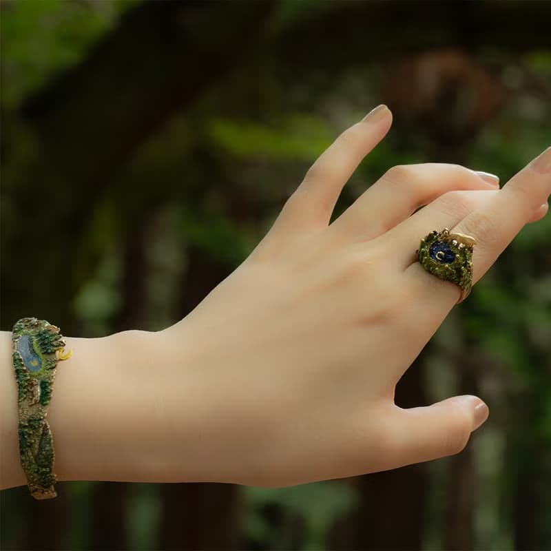 月宿る泉ブレスレット Moonlit Spring BL040