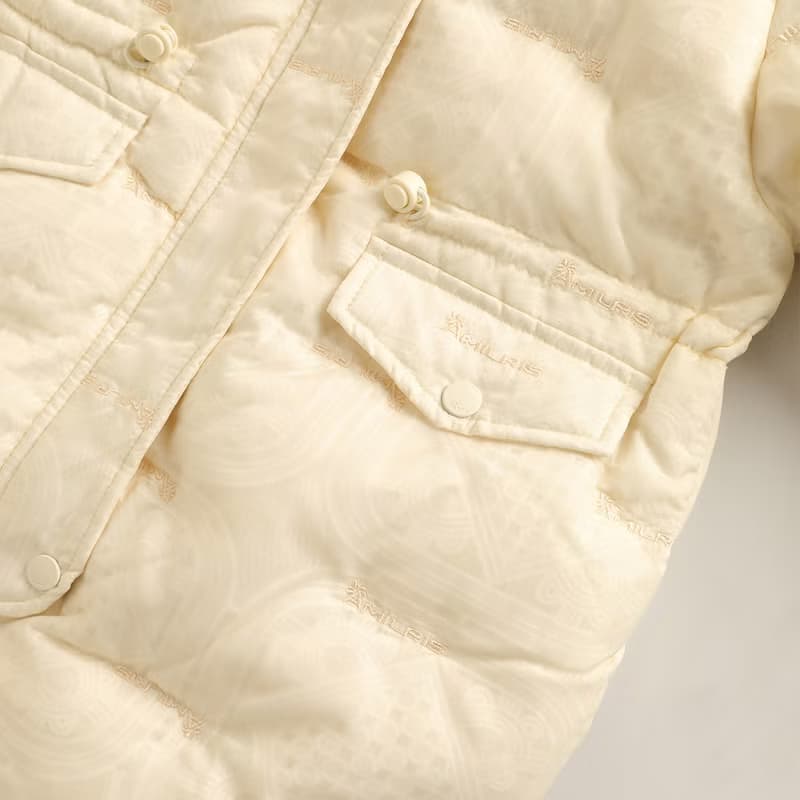 BIR 刺繡工藝 連帽羽絨外套