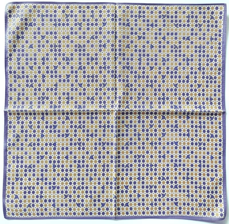 Vivienne Westwood Vintage Handkerchief Saturn Gift for Her 20 x 19.5 inches