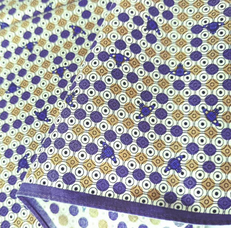 Vivienne Westwood Vintage Handkerchief Saturn Gift for Her 20 x 19.5 inches