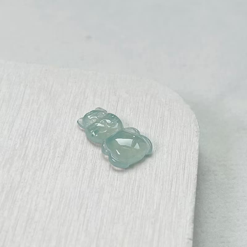 冰種翡翠老虎 | 天然A貨翡翠 | 送禮