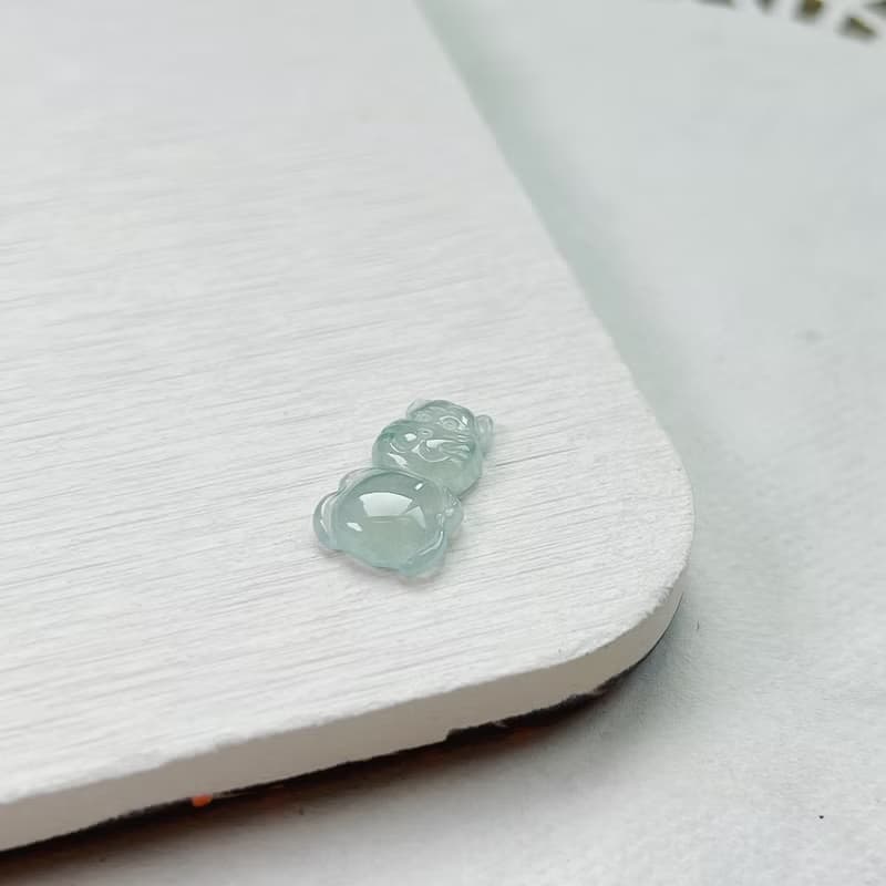 冰種翡翠老虎 | 天然A貨翡翠 | 送禮
