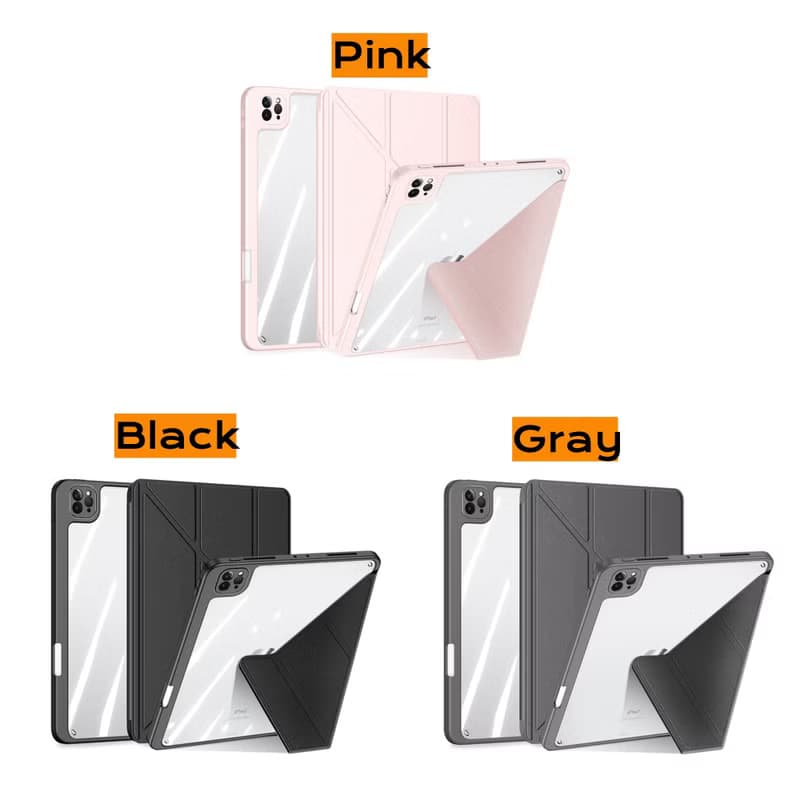 黃色雛菊綠葉壓花 iPad 保護殼 iPad Air 1in 13in iPad Pro 11in