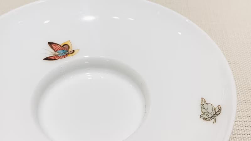 不言美器 釉中彩 川碗 蓋杯