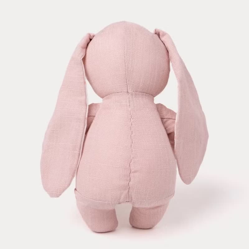 北歐 瑞典 Teddykompaniet Elina棉麻兔兔 (霧粉)