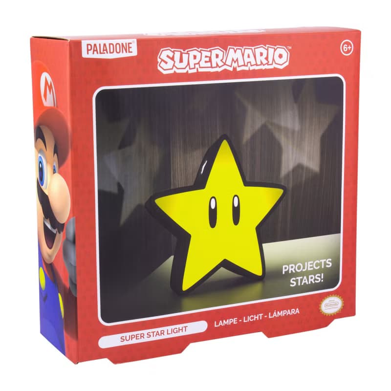 【MARIO系列】官方授權英國Paladone瑪利歐無敵星投射氣氛燈