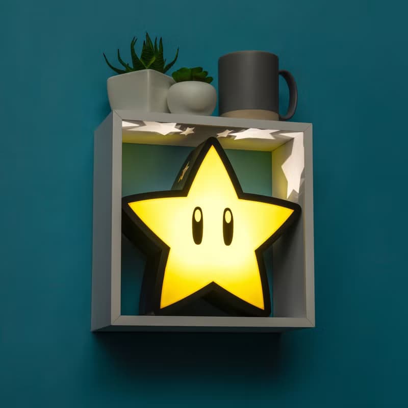 【MARIO系列】官方授權英國Paladone瑪利歐無敵星投射氣氛燈