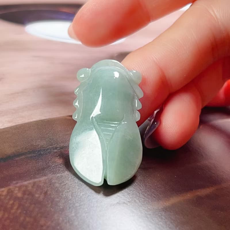 翡翠巧雕蟬 | 天然A貨翡翠 | 送禮