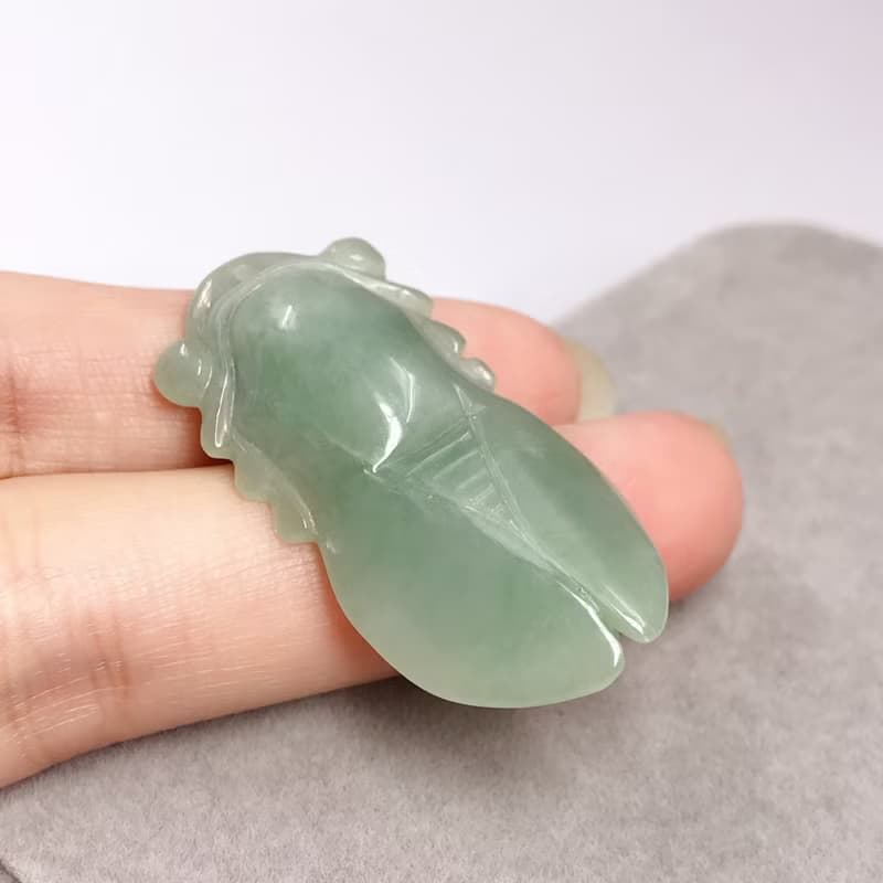 翡翠巧雕蟬 | 天然A貨翡翠 | 送禮