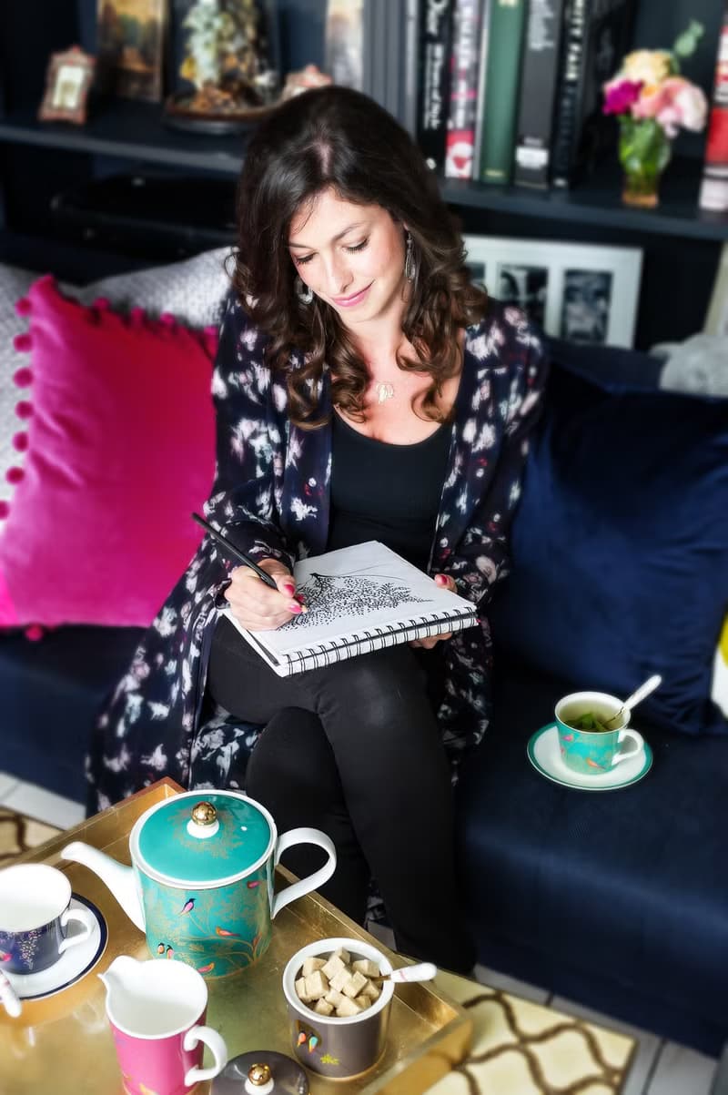 Sara Miller皮卡迪利系列-20CM盤(高歌鵝)