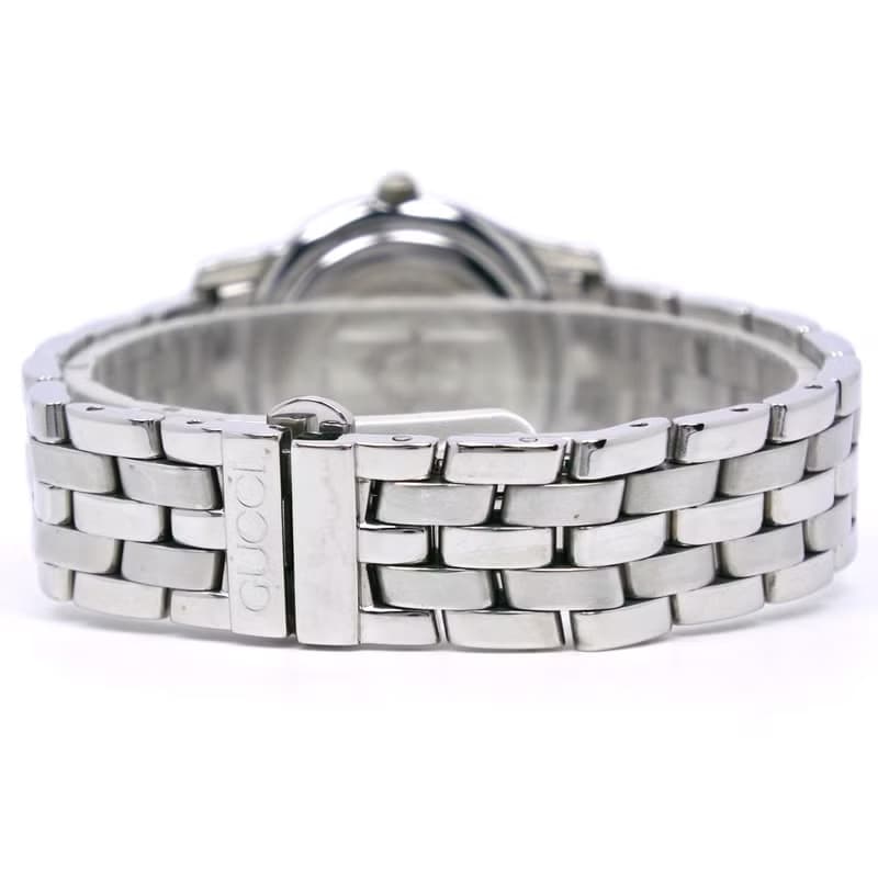 【日本直送】グッチ GUCCI 腕時計 5500L SS クオーツ アナログ表示 黒文字盤 レディース【中古】