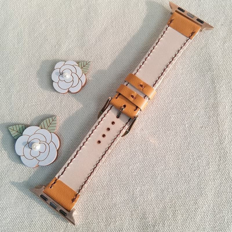 apple watch錶帶 / 皮革錶帶 / 手工訂製錶帶