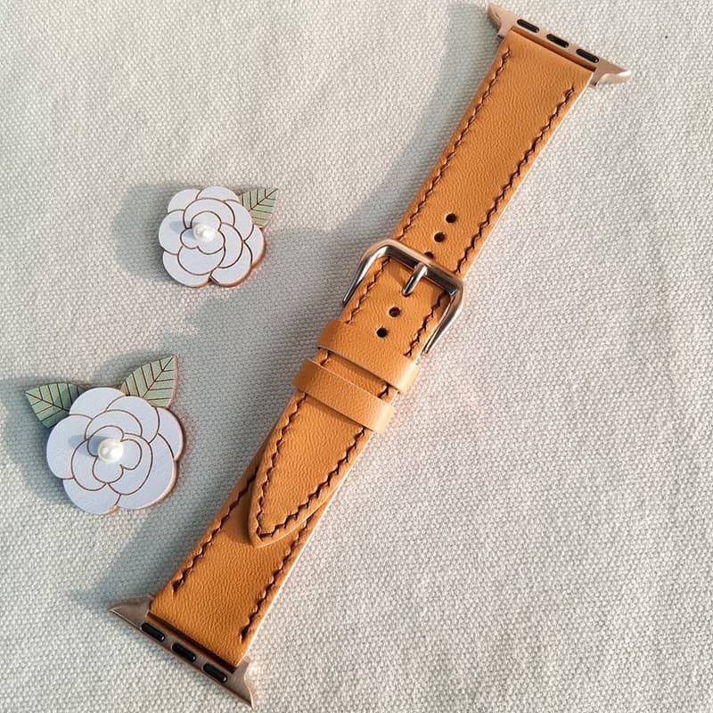 apple watch錶帶 / 皮革錶帶 / 手工訂製錶帶