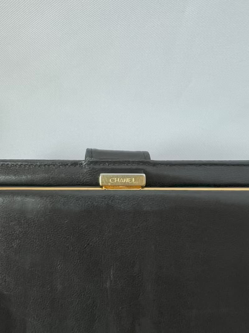 CHANEL CC long wallet 長錢包 銀包 配加肩帶 日本中古vintage