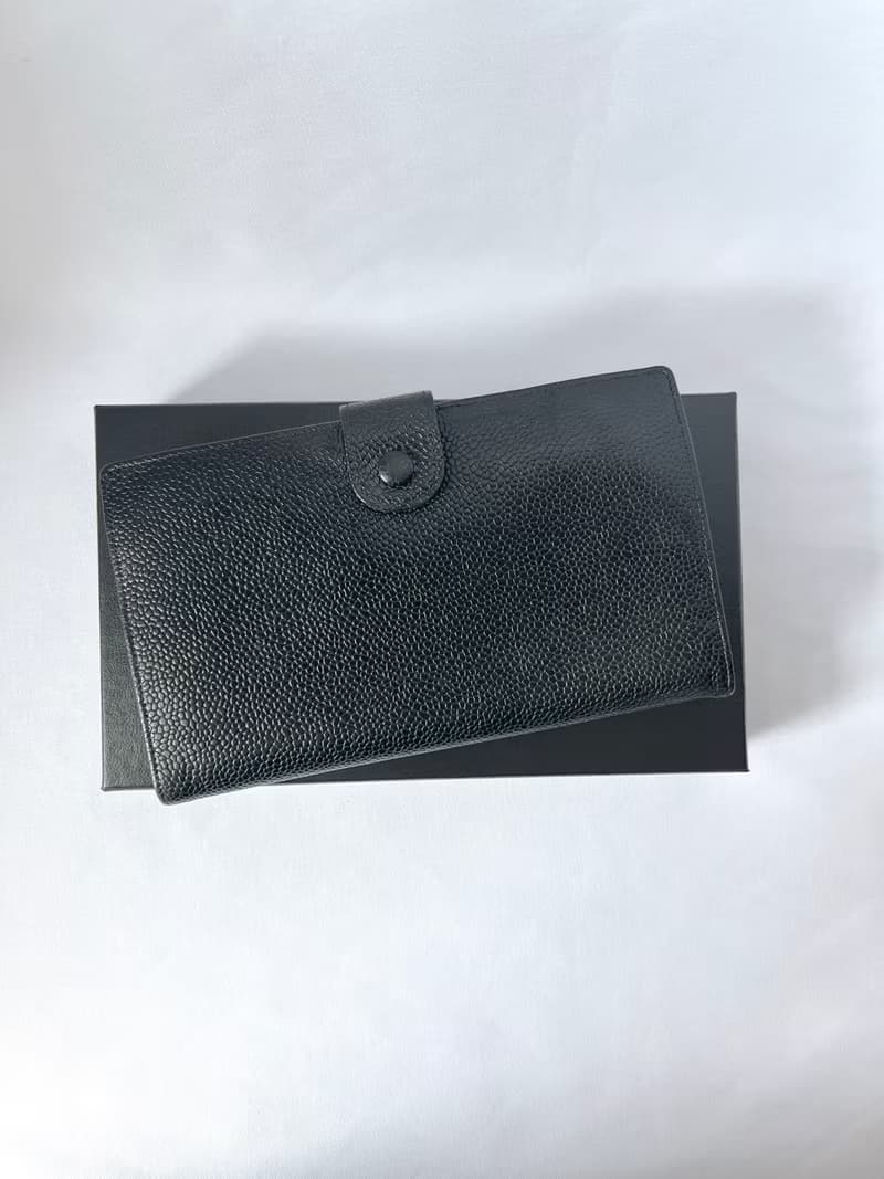 CHANEL CC long wallet 長錢包 銀包 配加肩帶 日本中古vintage