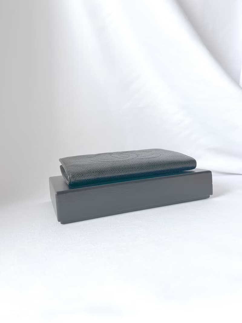 CHANEL CC long wallet 長錢包 銀包 配加肩帶 日本中古vintage