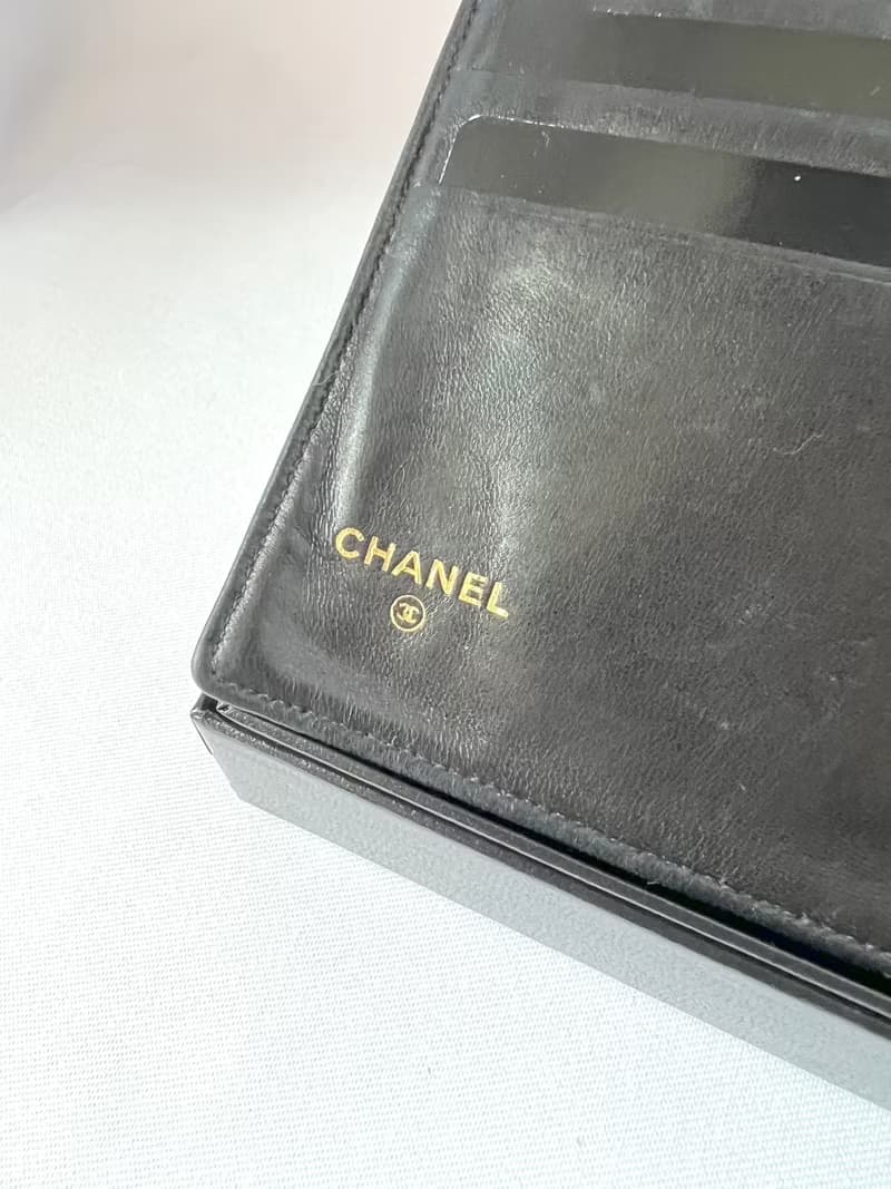 CHANEL CC long wallet 長錢包 銀包 配加肩帶 日本中古vintage