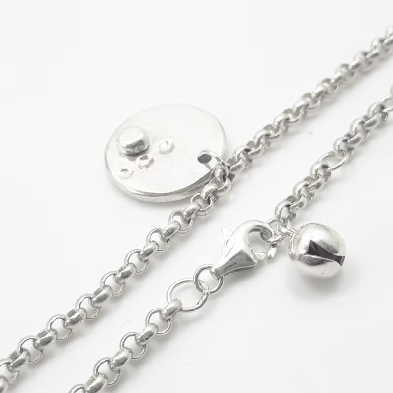 V13款-做不出一樣的銀手鍊-狗狗腳印-925純銀手鍊-御匠敲飾