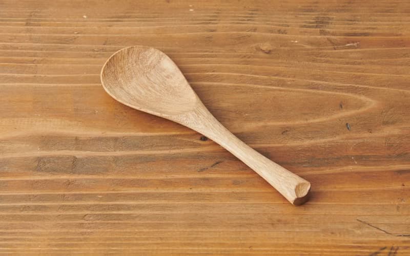 タモのサーバースプーン　オイル・蜜蝋仕上げ