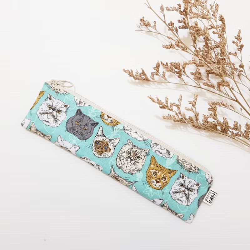 【皇上駕到-綠】 餐具袋 吸管袋 環保 筆袋 刷具袋 聖誕交換禮物