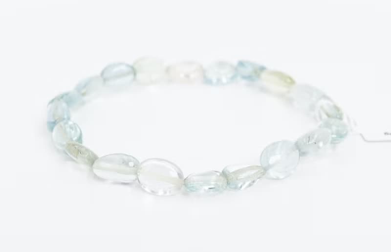 寶麗金珠寶-天然海水藍寶手鍊