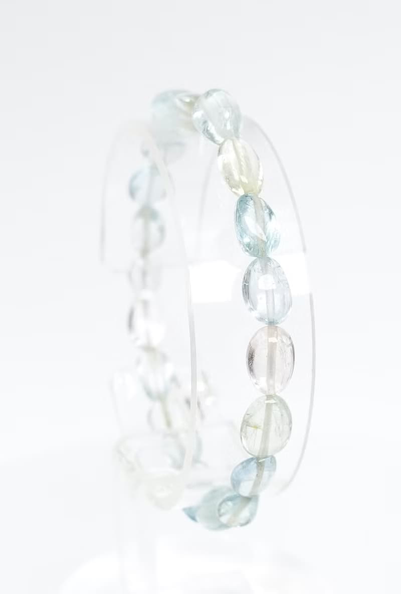 寶麗金珠寶-天然海水藍寶手鍊