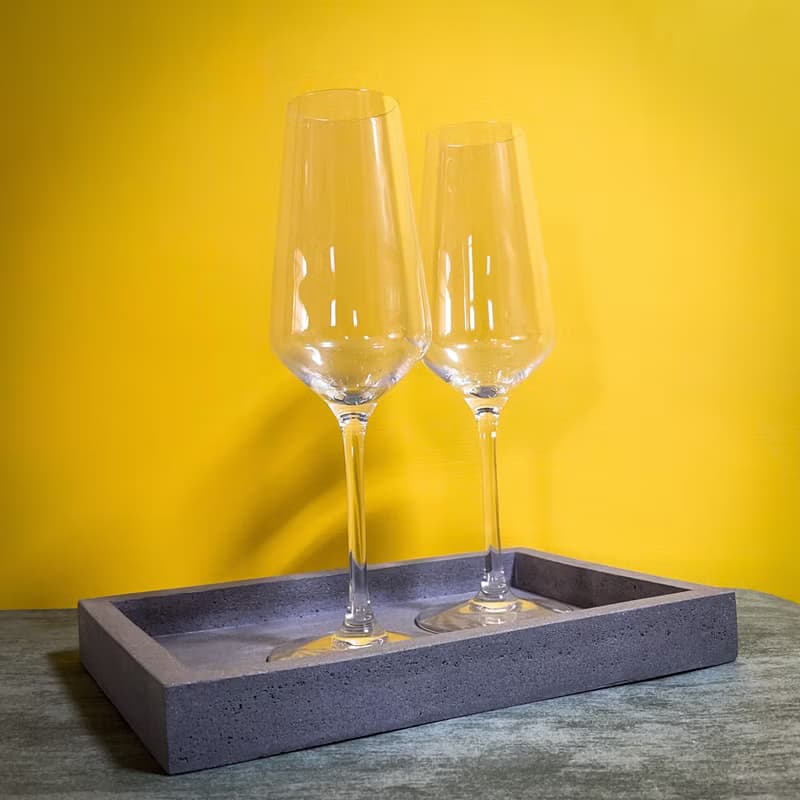 歡迎回家 水泥置物盤