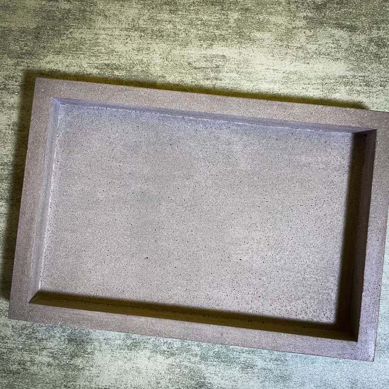 歡迎回家 水泥置物盤