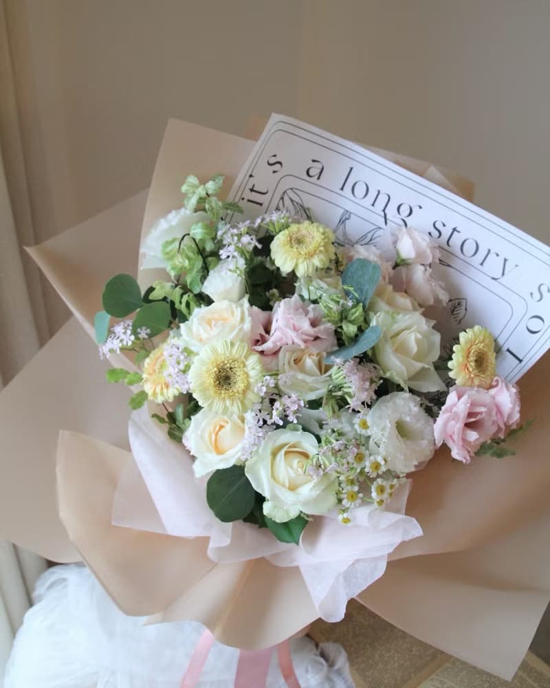 Shimmer 微光晨曦 鮮花花束  情人節 浪漫花束