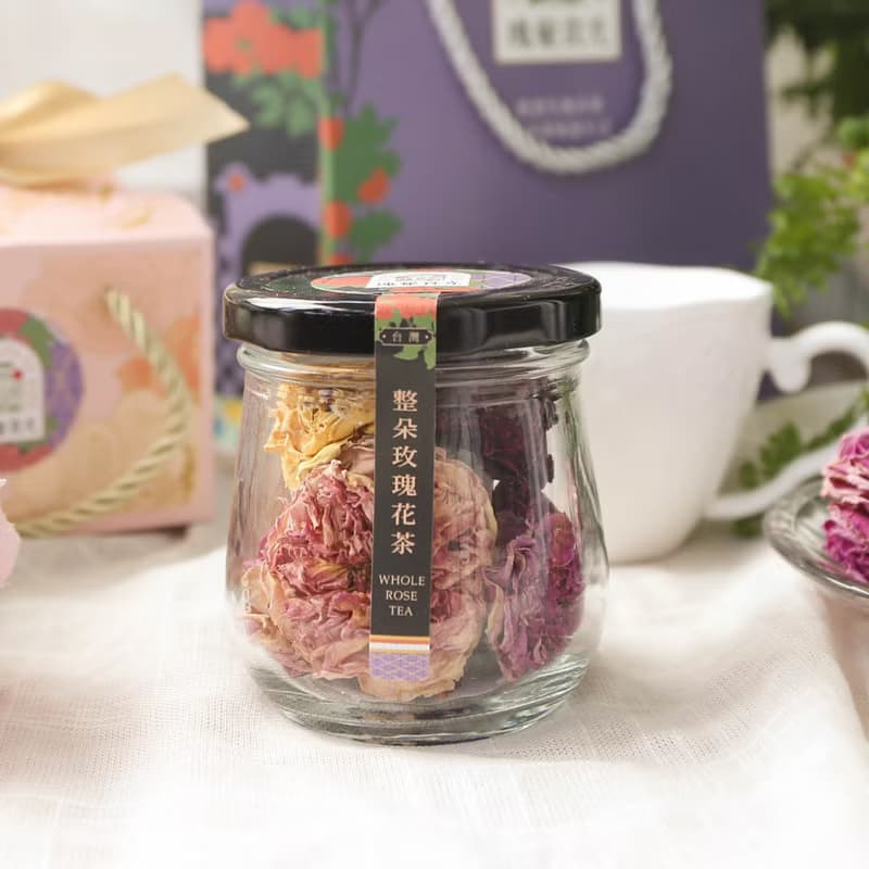 瑰秘食光台灣多品種玫瑰花茶X小罐