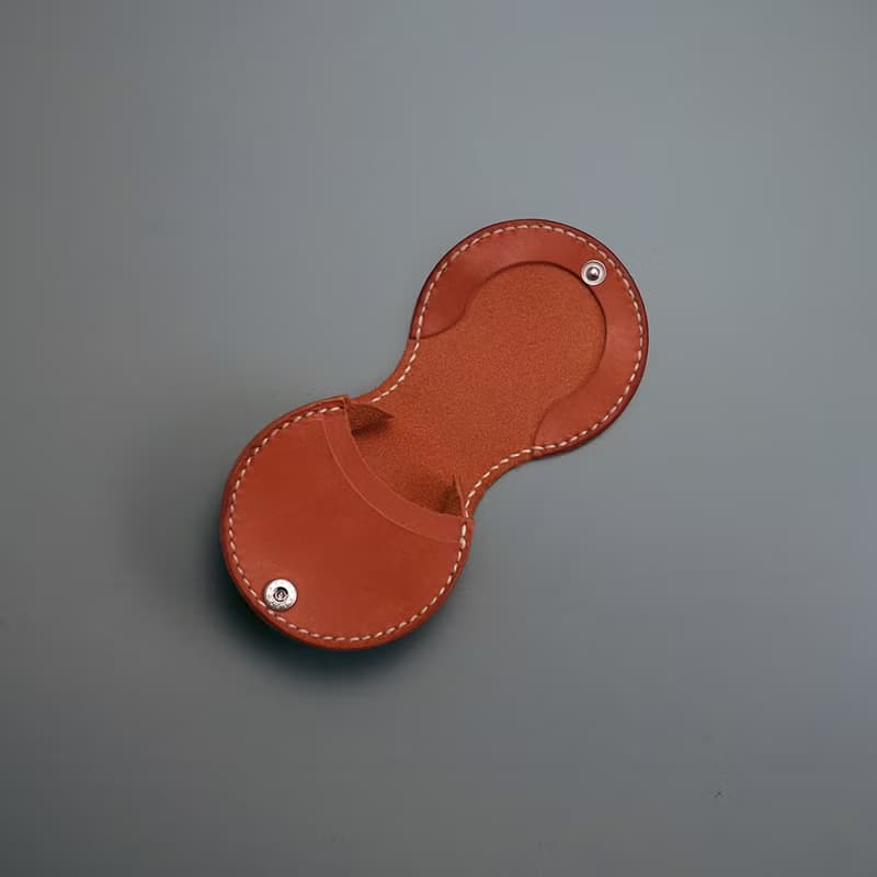馬蹄鈕扣零錢包 | 手縫皮革完成品 | BSP112