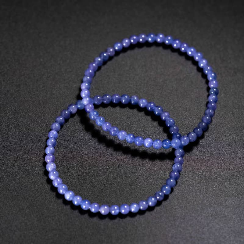 坦桑石4mm手鍊 | 天然水晶手鍊禮物